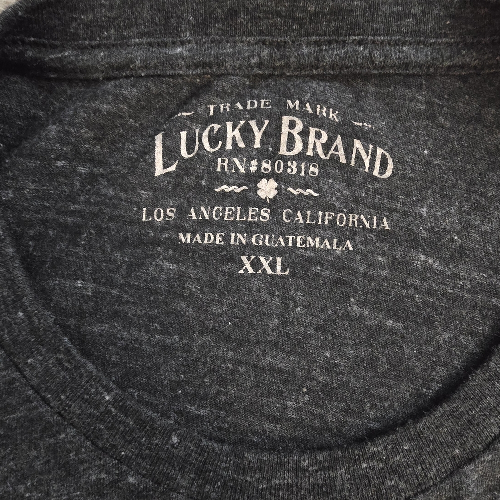 Lucky Brand Charcoal Graphic Tee for Men - Picture 3 of 5